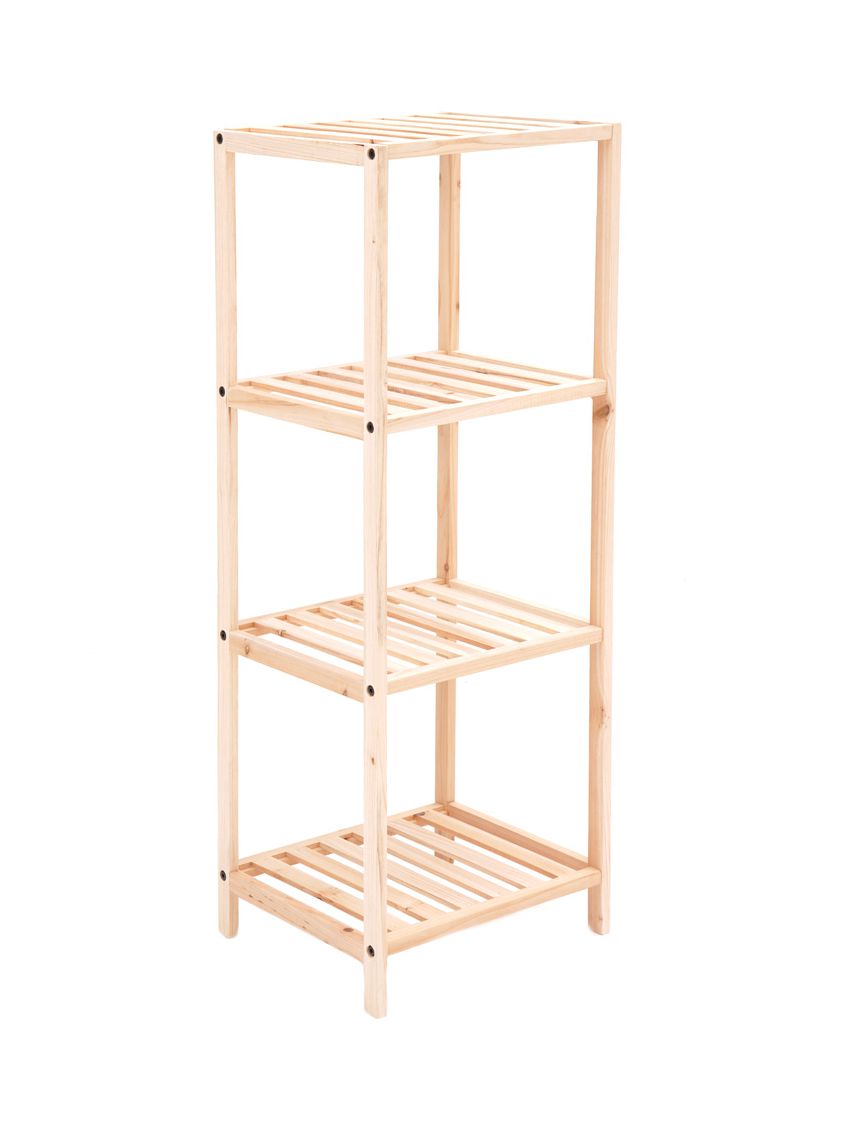 יחידת מדפים מעץ