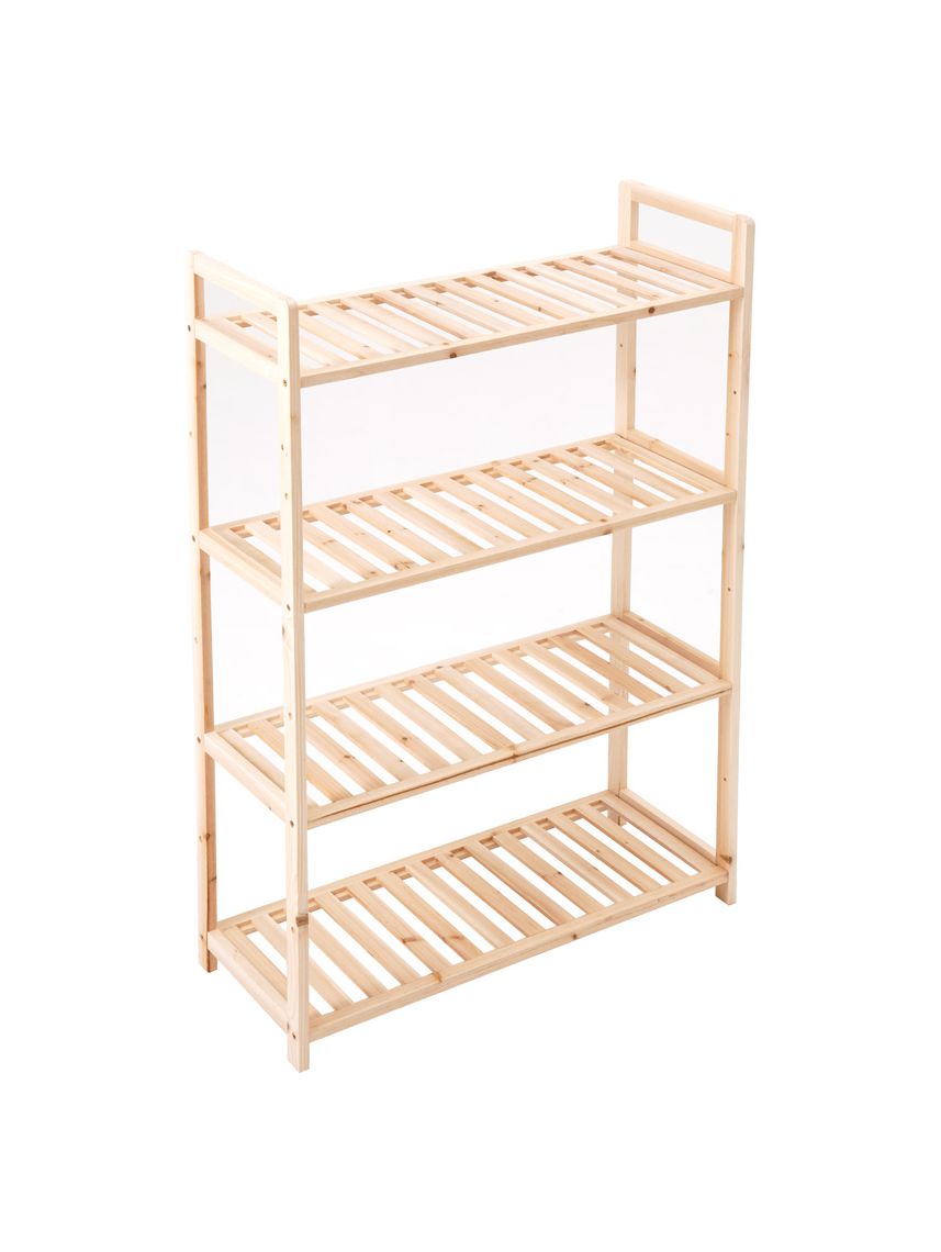 כוננית מדפים מעץ