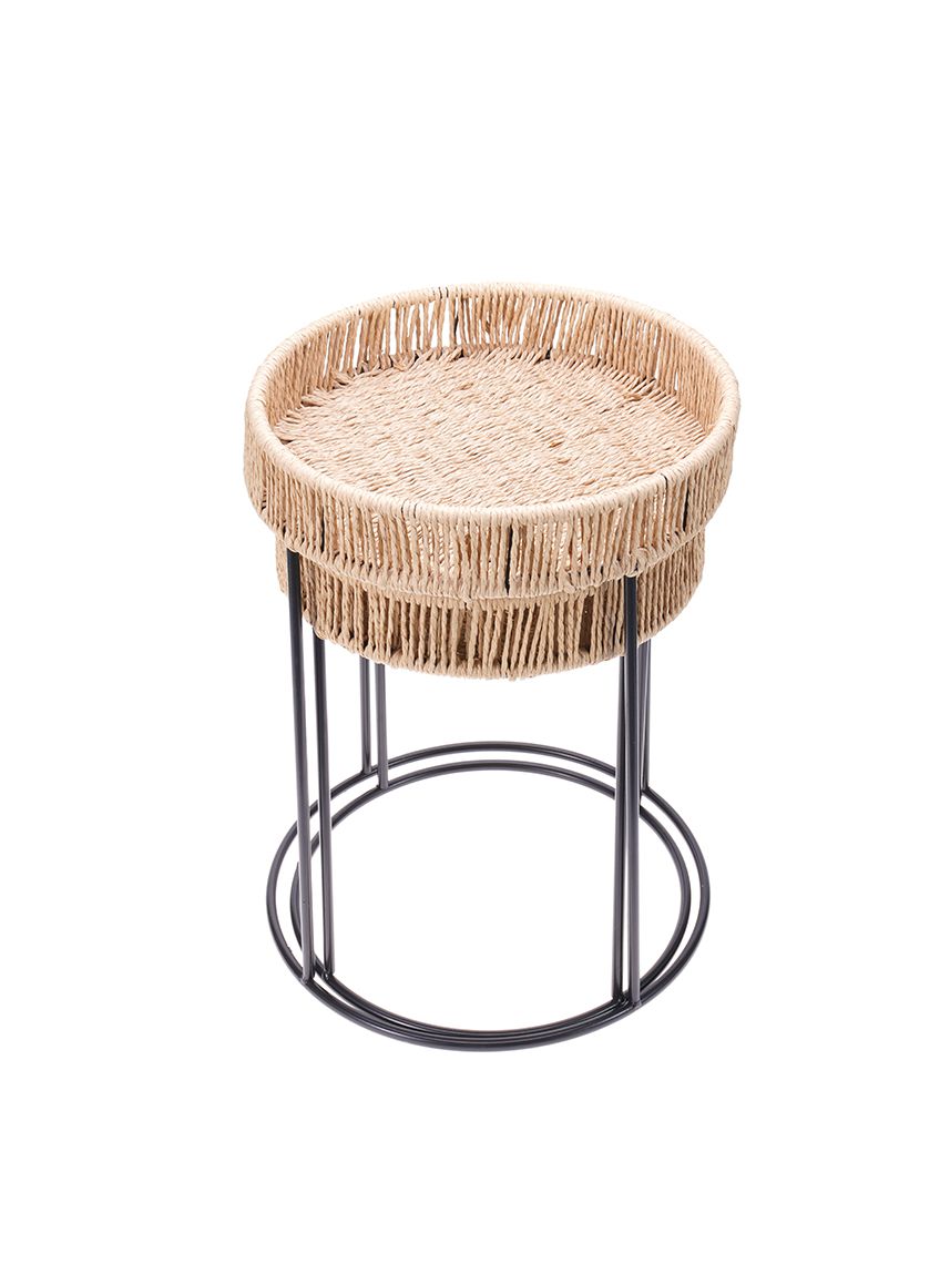 זוג שולחנות קפה עגולים