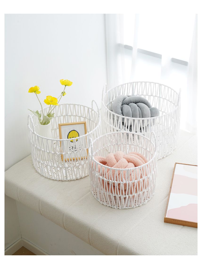 סל בוהו עם ידיות