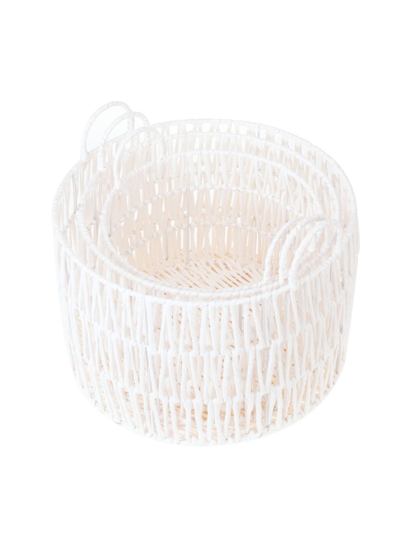 סל בוהו עם ידיות