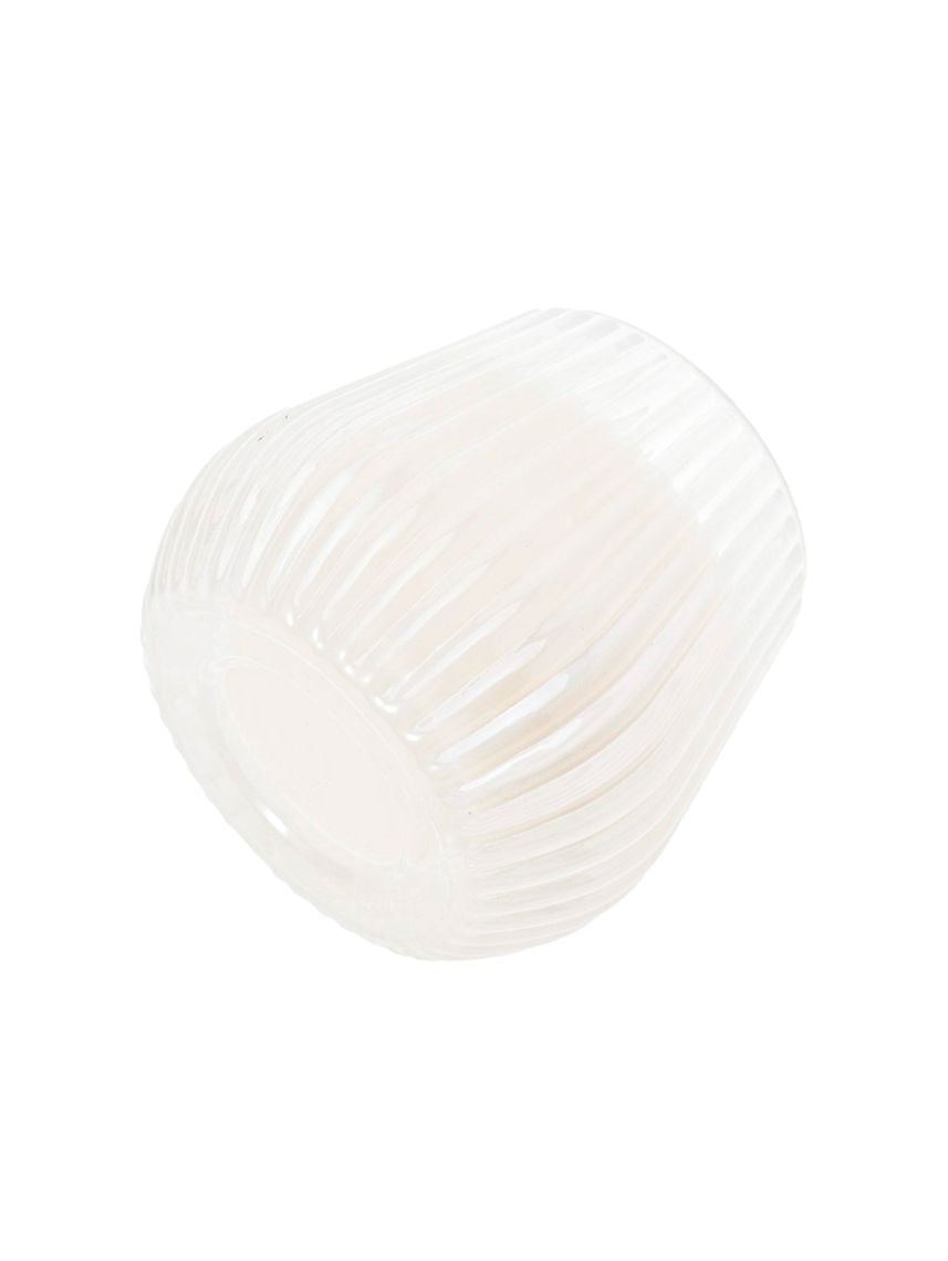 נר במעמד זכוכית צבעוני