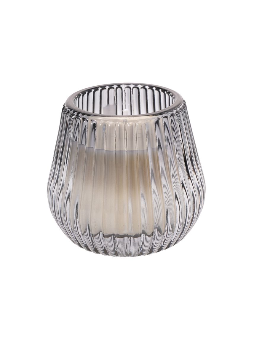 נר במעמד זכוכית צבעוני