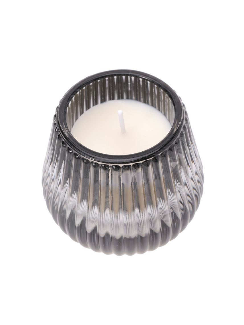 נר במעמד זכוכית צבעוני