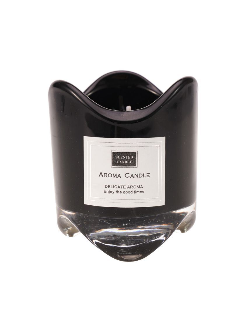 נר במעמד זכוכית גלי