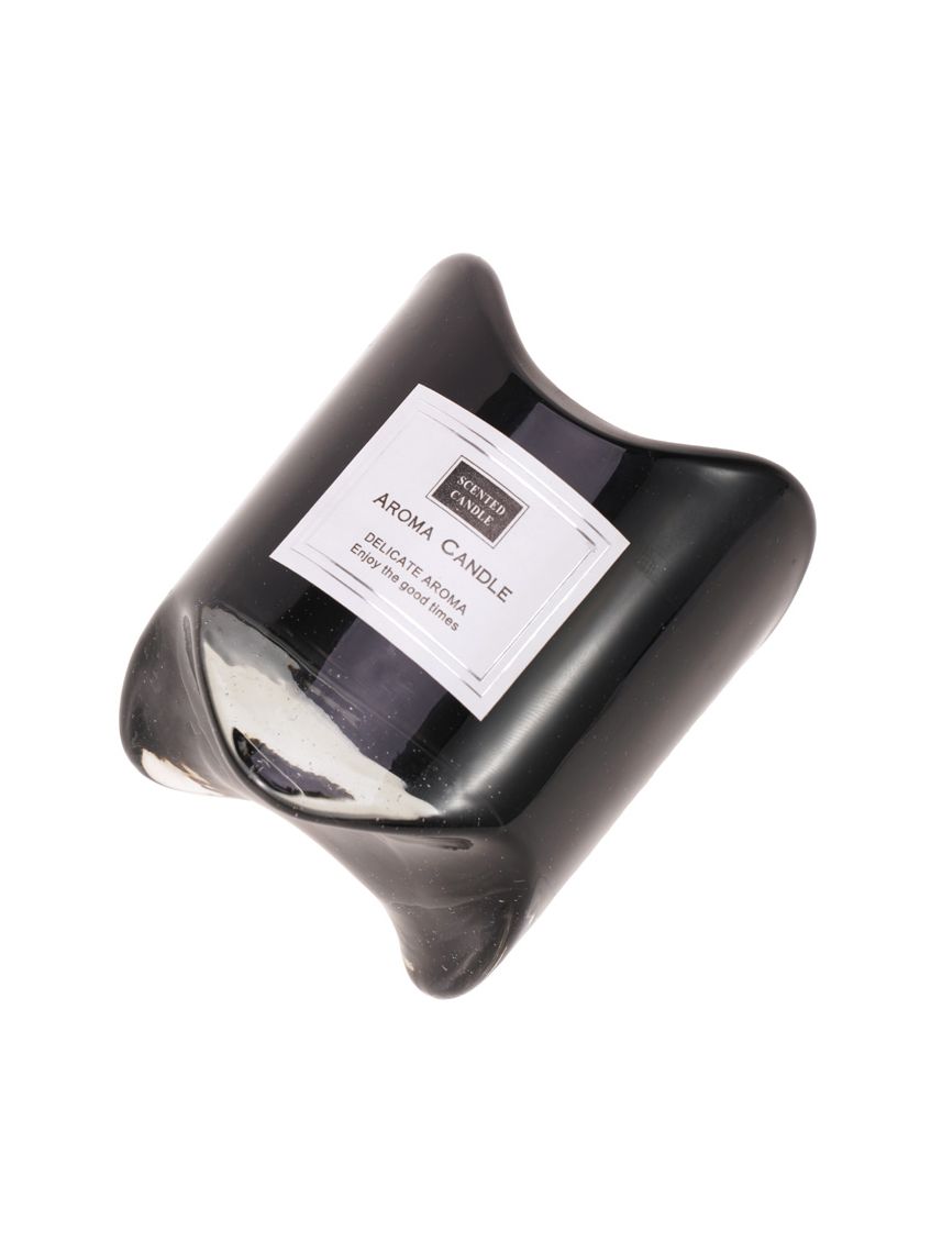 נר במעמד זכוכית גלי