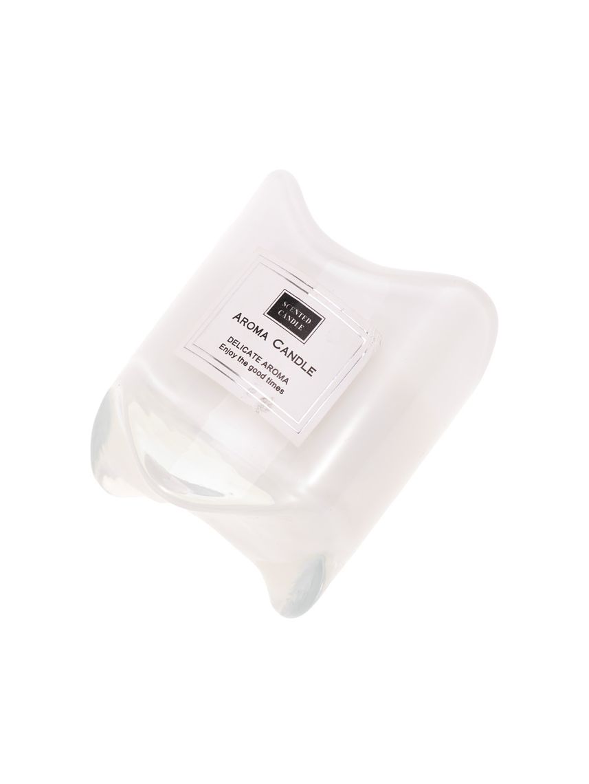 נר במעמד זכוכית גלי