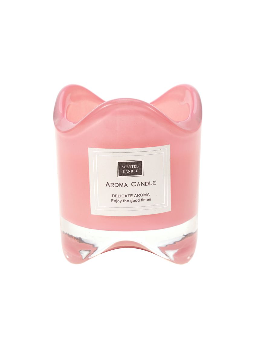 נר במעמד זכוכית גלי