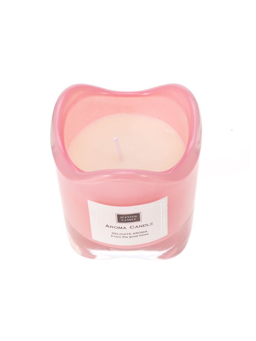 נר במעמד זכוכית גלי