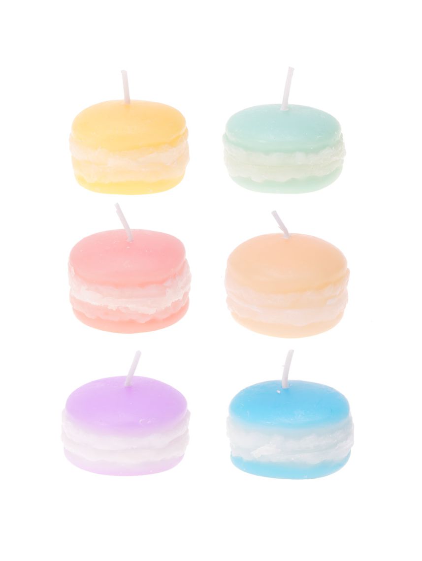 מארז 6 נרות מקרון