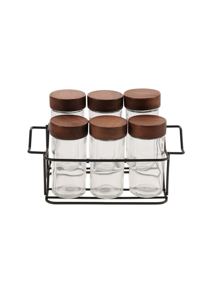 סט 6 צנצנות תבלינים