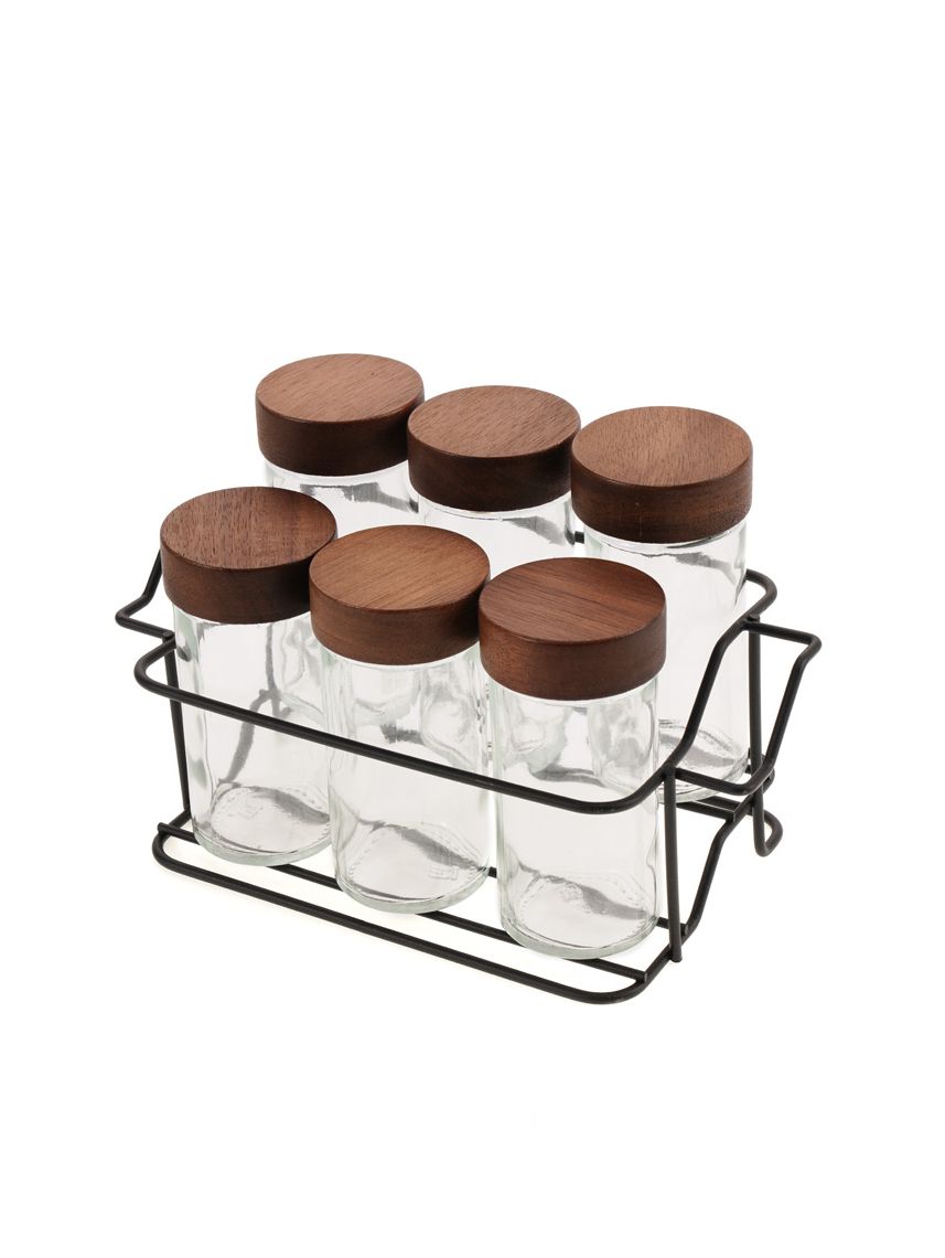 סט 6 צנצנות תבלינים