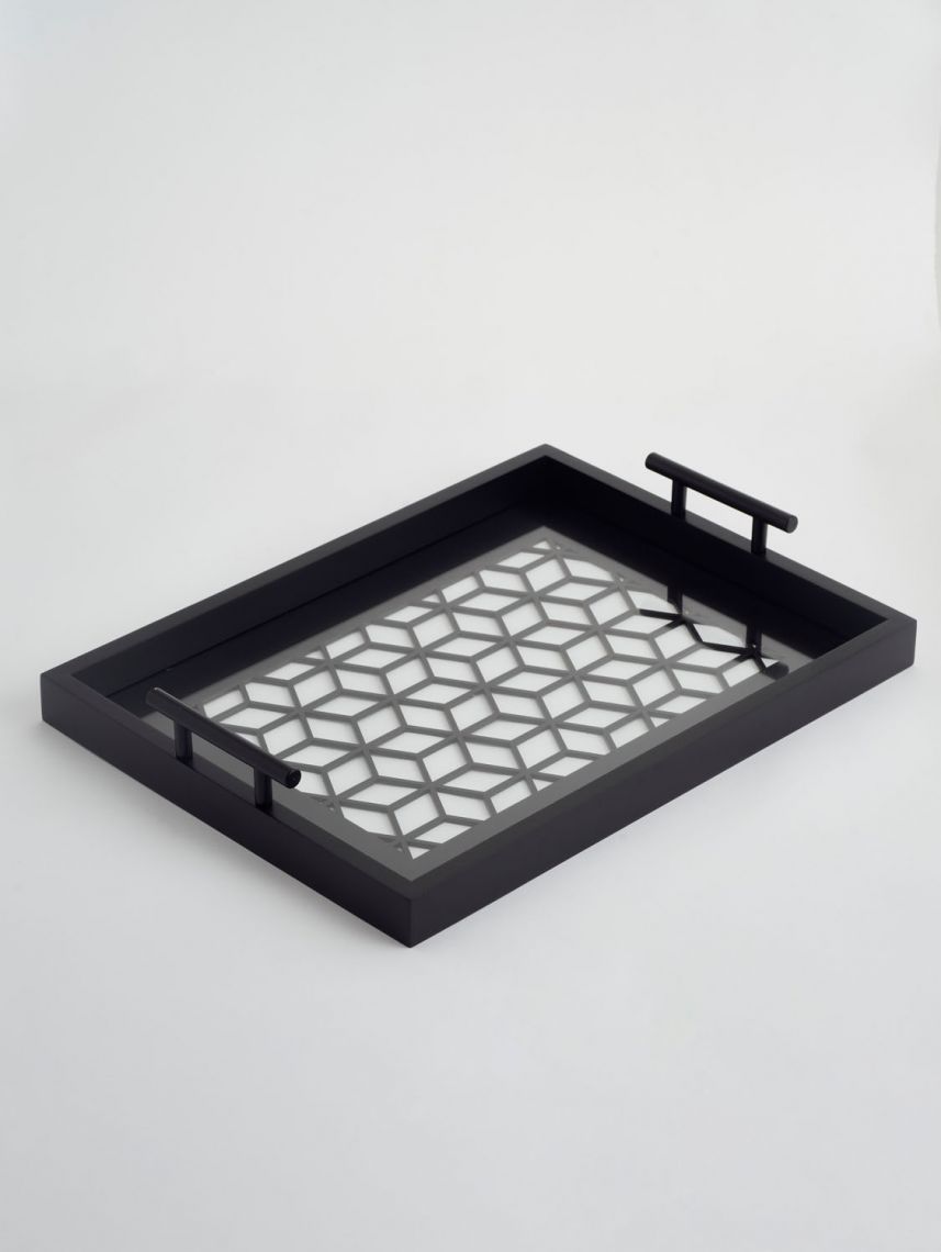 מגש עץ מרובע