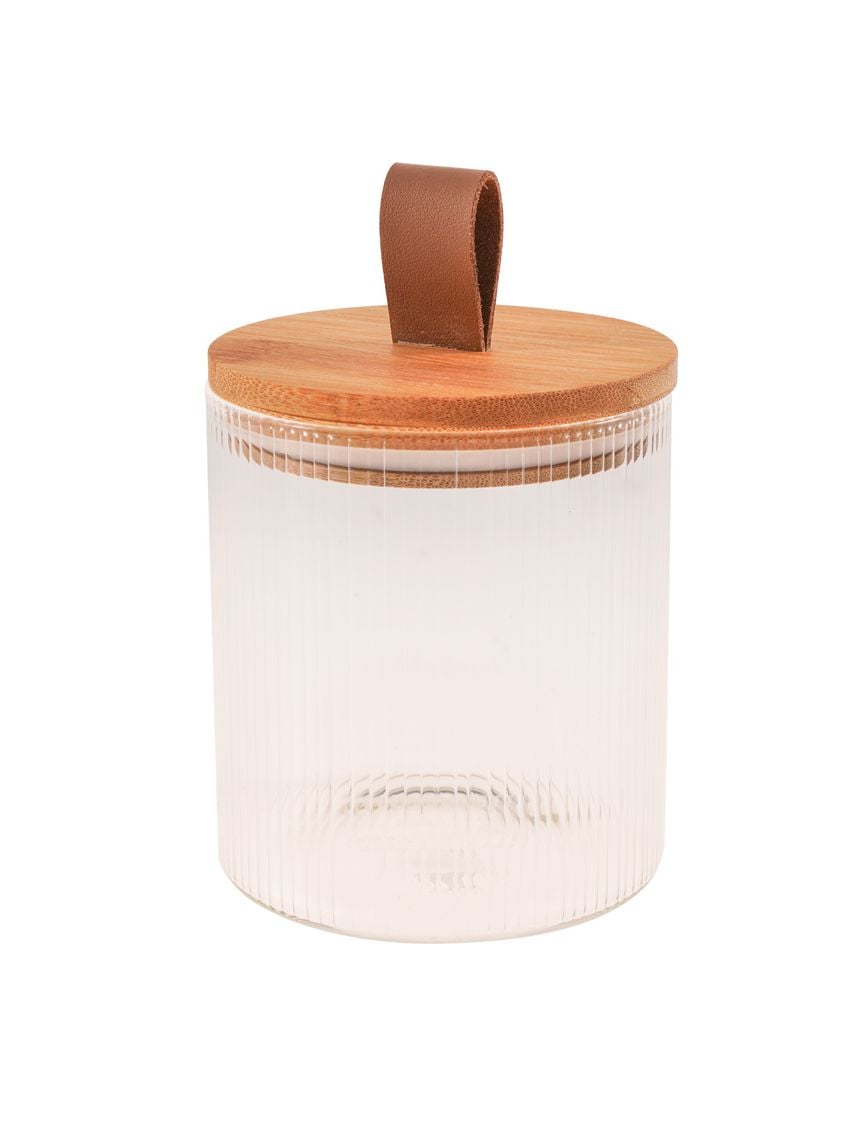 צנצנת זכוכית מעוצבת