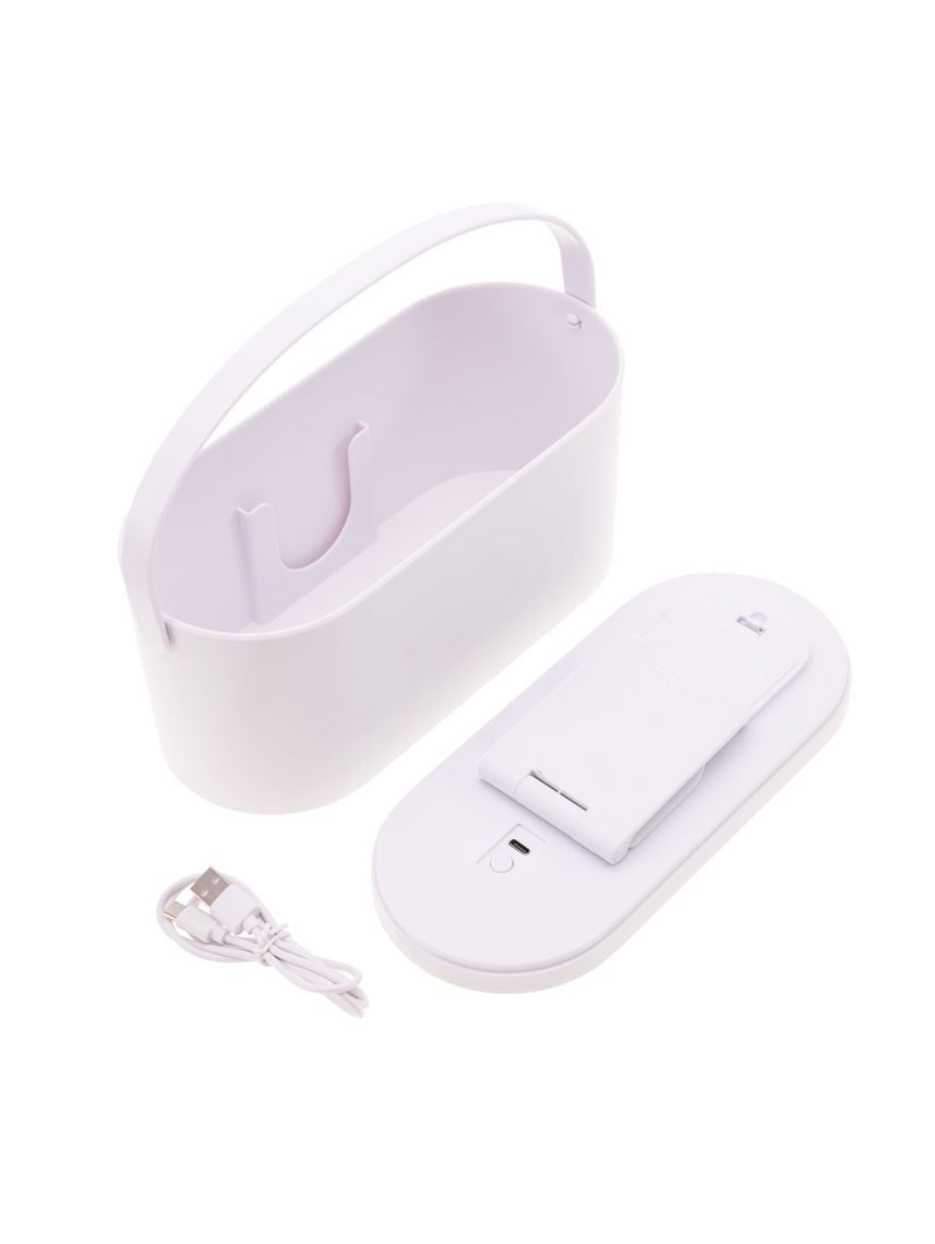 קופסת אחסון עם מראה מוארת