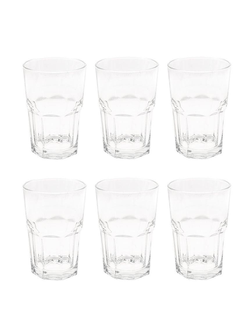 סט שישיית כוסות זכוכית