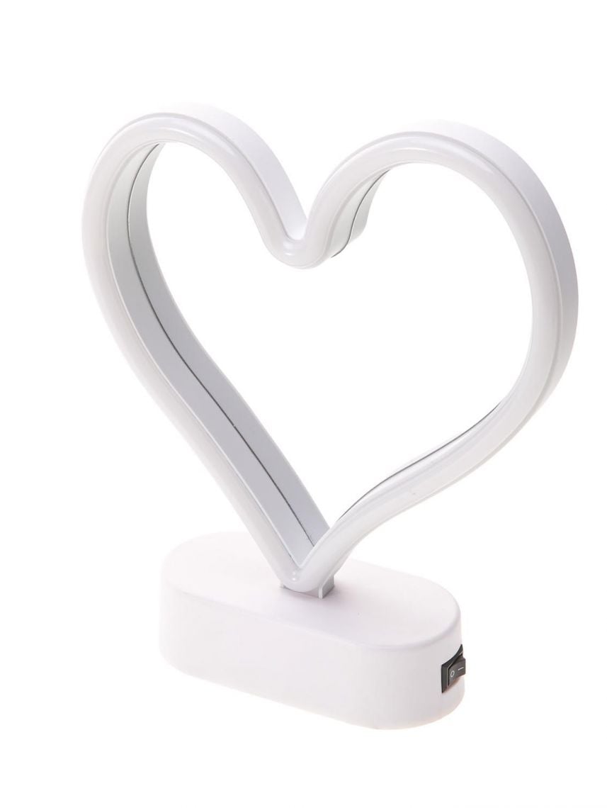 מנורת לב מפלסטיק