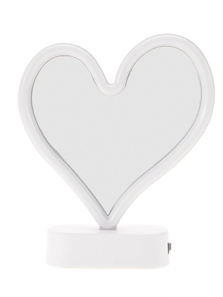 מנורת לב מפלסטיק