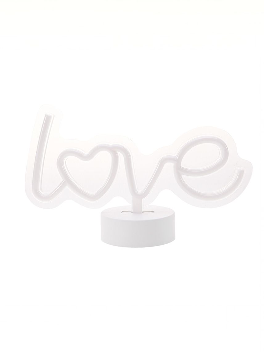 מנורת LOVE מפלסטיק