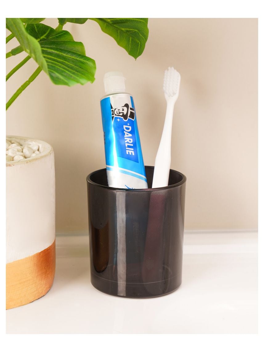 כוס זכוכית למברשות שיניים