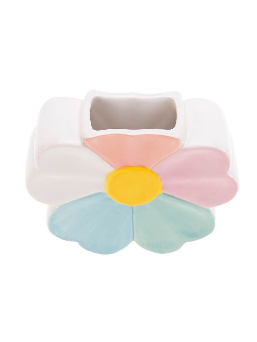 כוס פרח למברשות שיניים