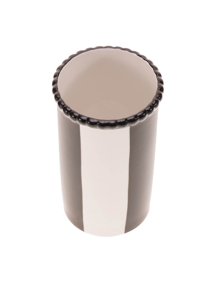 כוס פסים למברשות שיניים