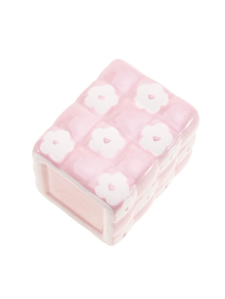 כוס לפרחונית למברשות שיניים