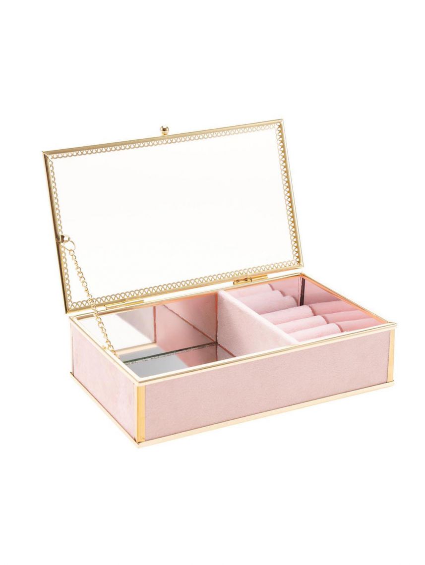 קופסת תכשיטים מזכוכית