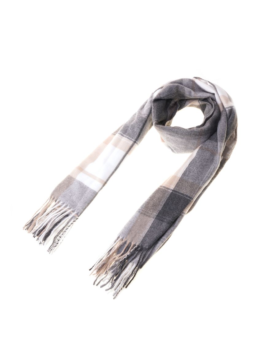 צעיף פרנזים משובץ