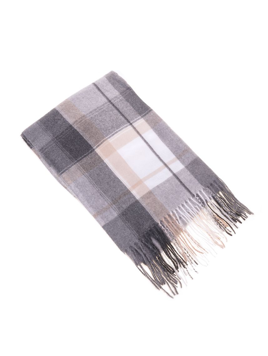 צעיף פרנזים משובץ