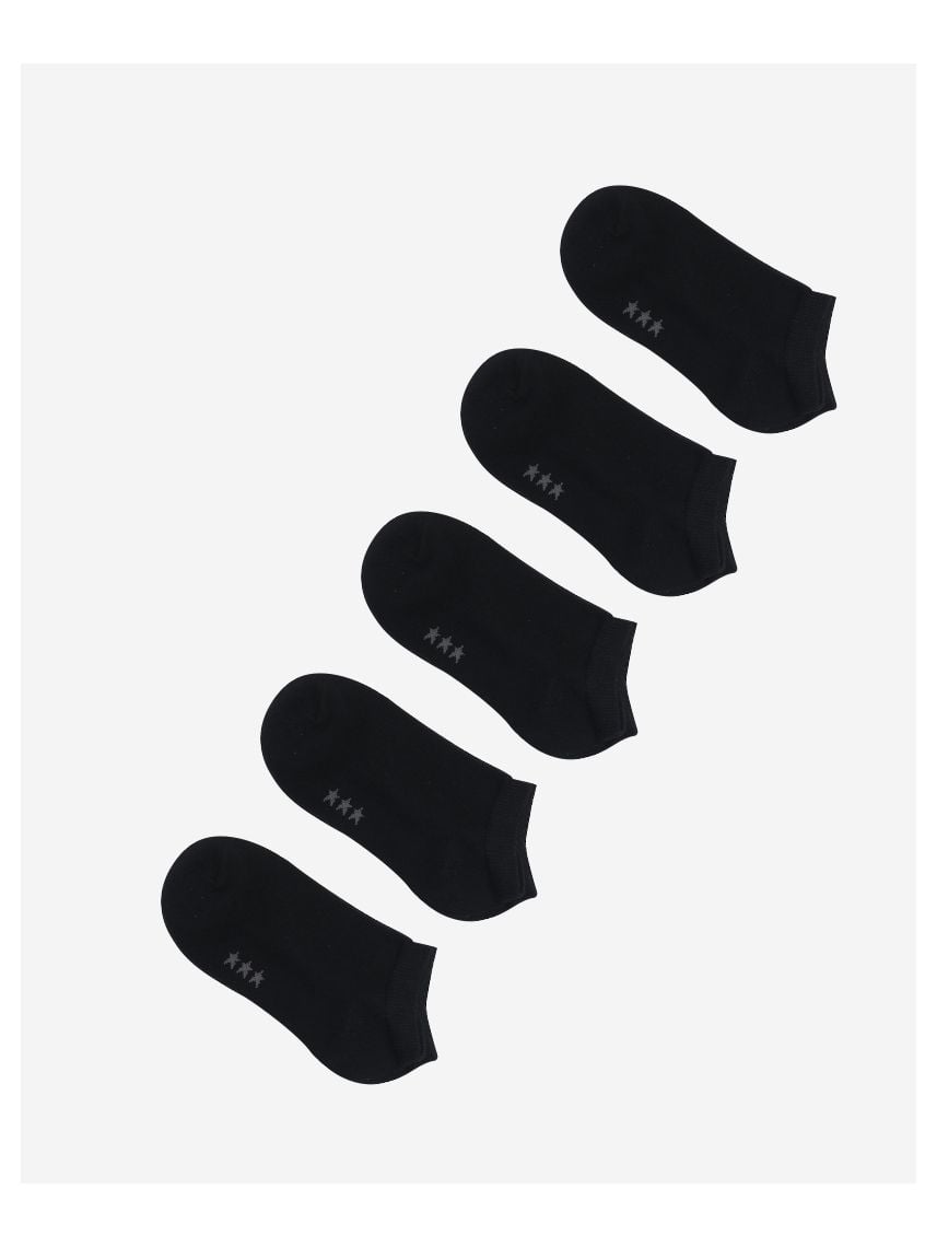 מארז 5 גרבי סניקרס לבנים 29-35