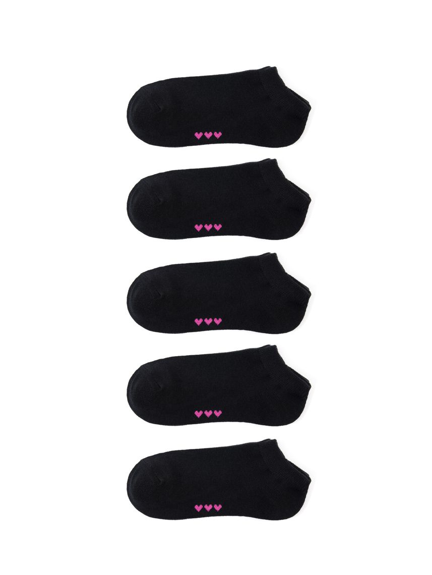 מארז 5 גרבי סניקרס לבנות 29-35