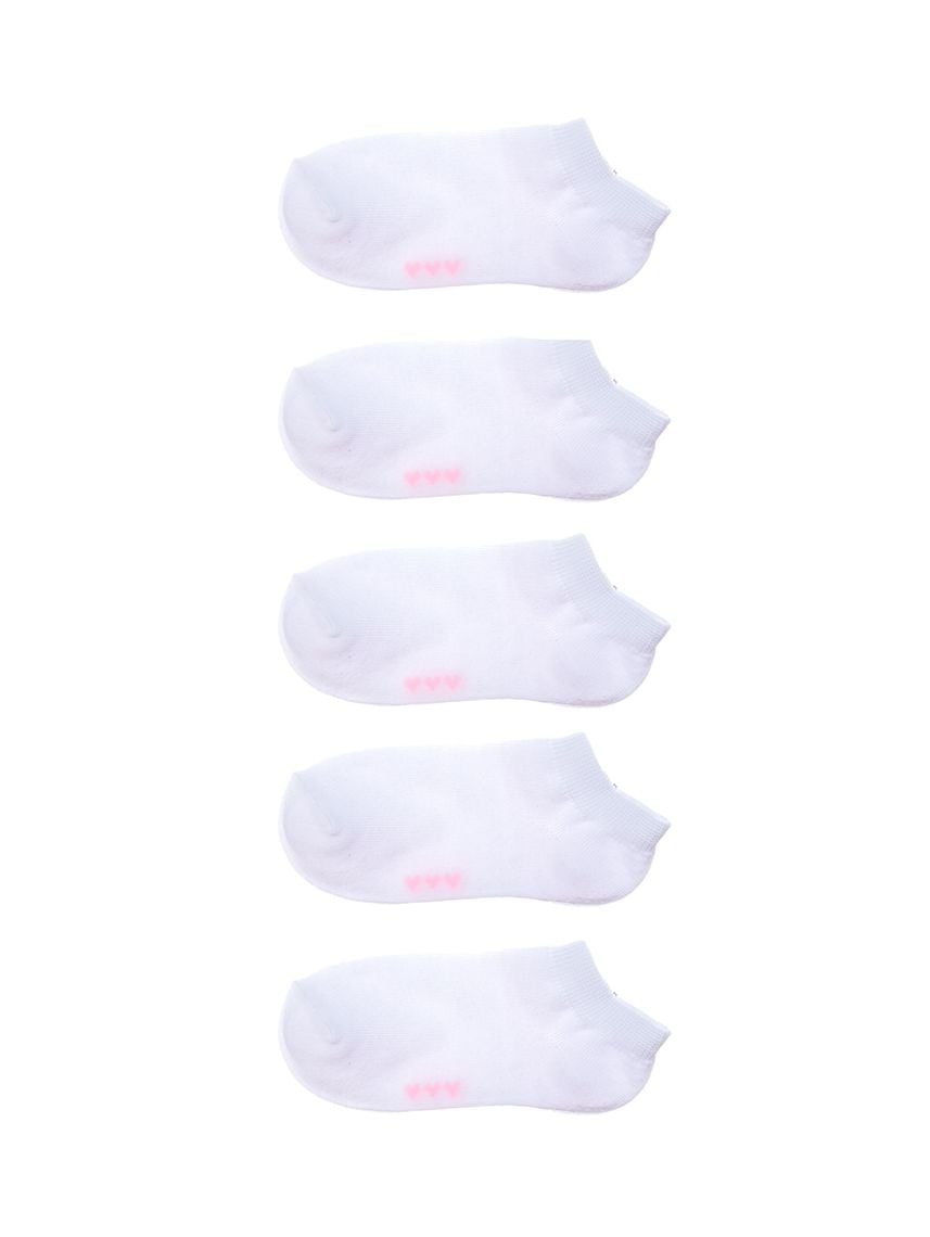 מארז 5 גרבי סניקרס לבנות 29-35