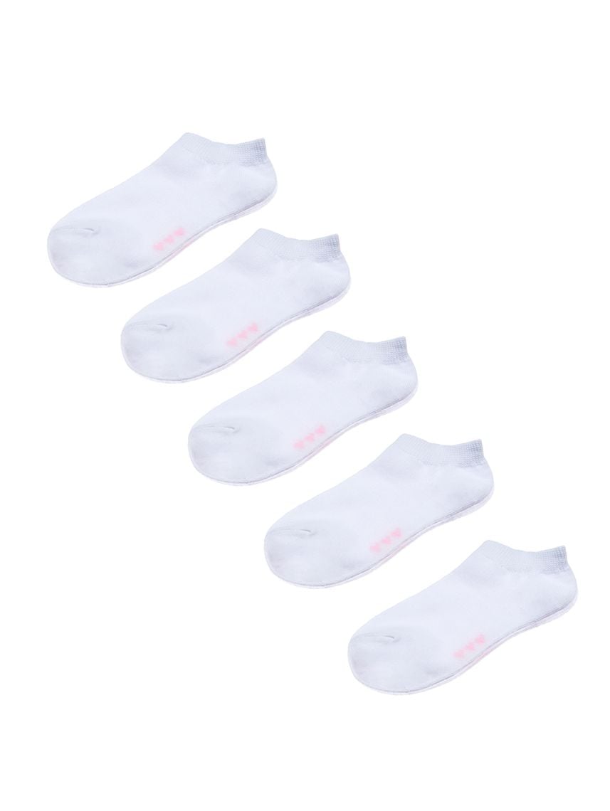 מארז 5 גרבי סניקרס לבנות 29-35