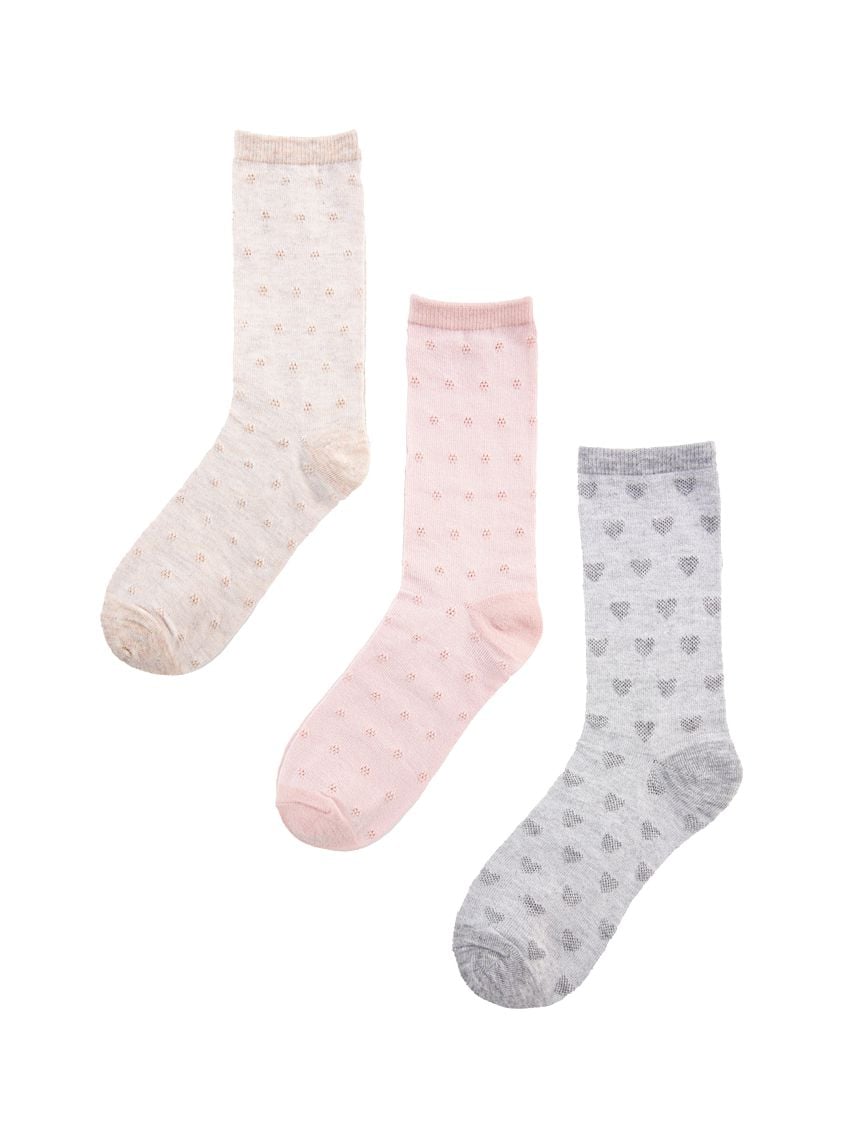 מארז 3 זוגות גרביים ארוכות 36-41