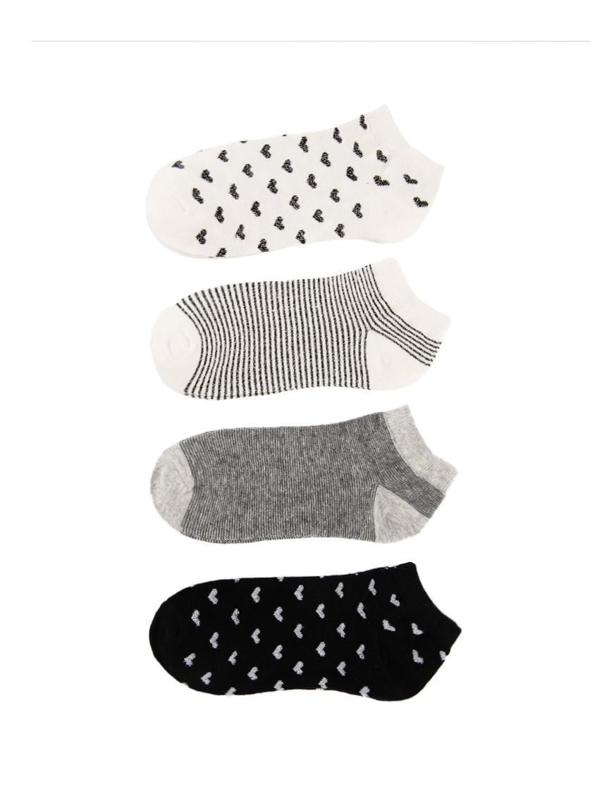 מארז 4 זוגות גרבי סניקרס 36-41