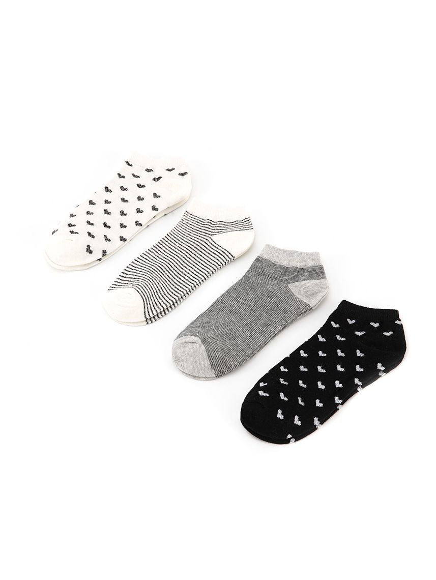 מארז 4 זוגות גרבי סניקרס 36-41