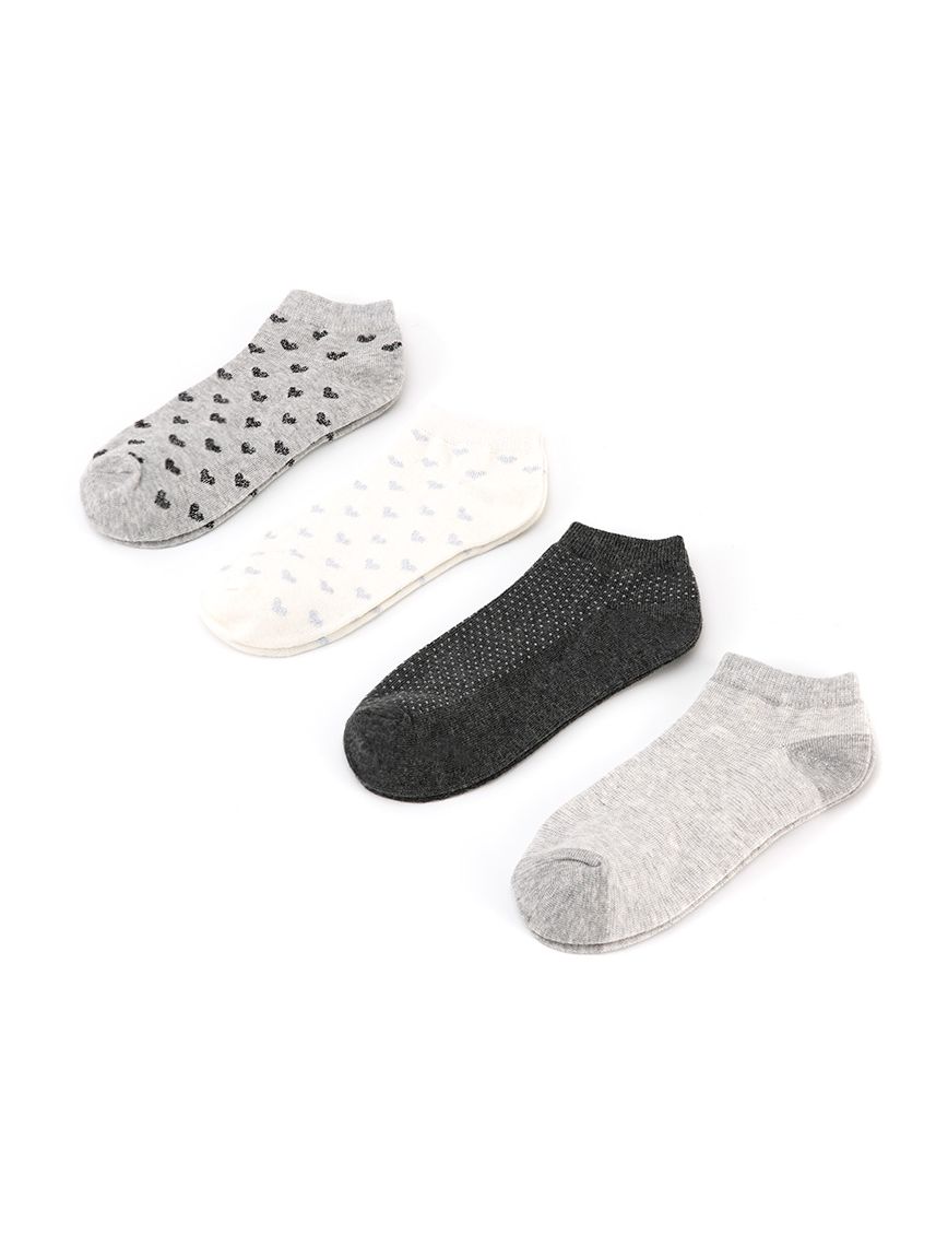 מארז 4 זוגות גרבי סניקרס 36-41