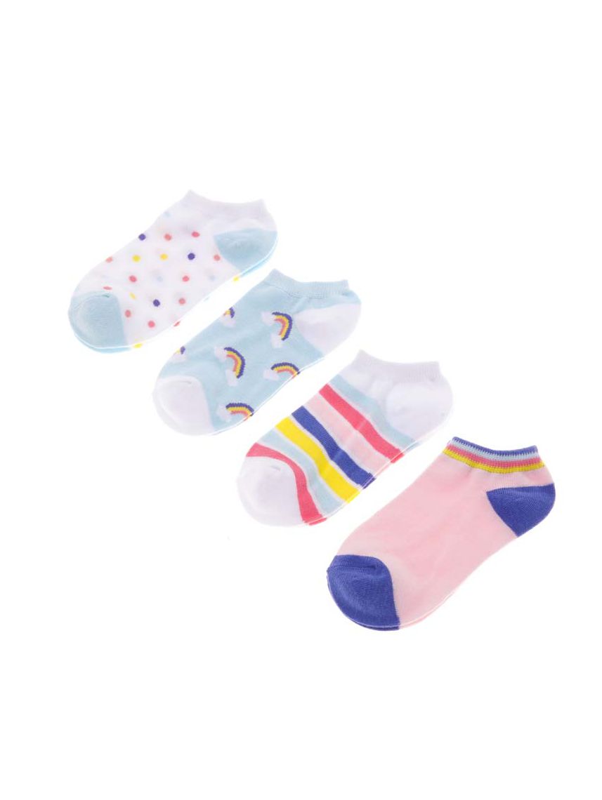 מארז 4 זוגות גרבי סניקרס 29-35