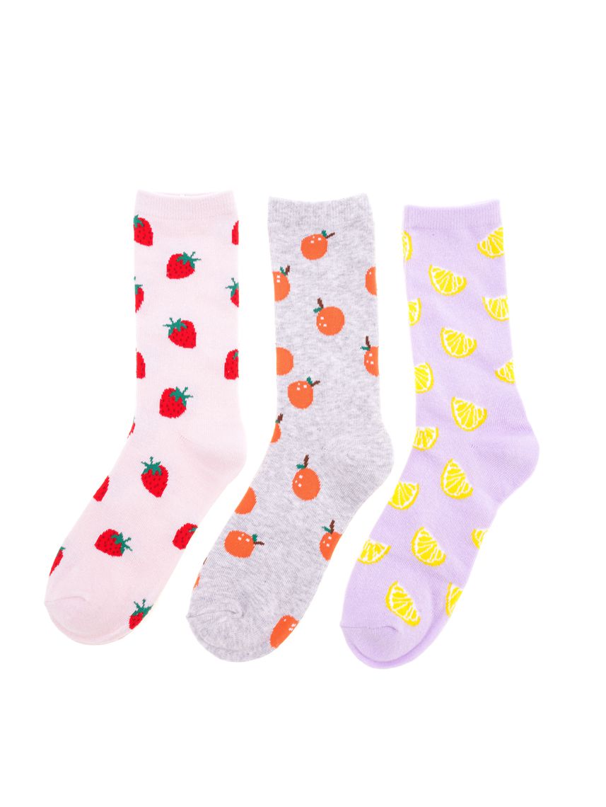 מארז 3 זוגות גרביים ארוכים 36-41