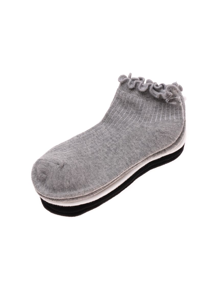 מארז 3 זוגות גרביים לבנות 29-35