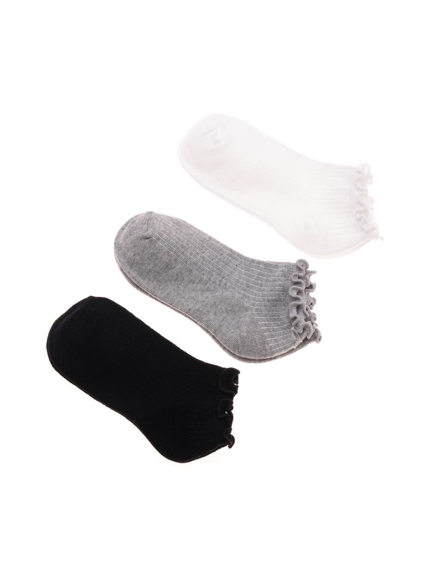 מארז 3 זוגות גרביים לבנות 29-35