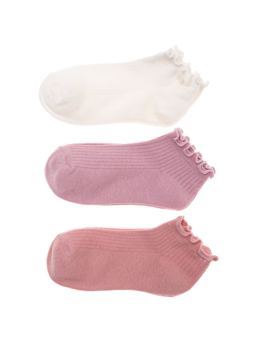 מארז 3 זוגות גרביים לבנות 29-35