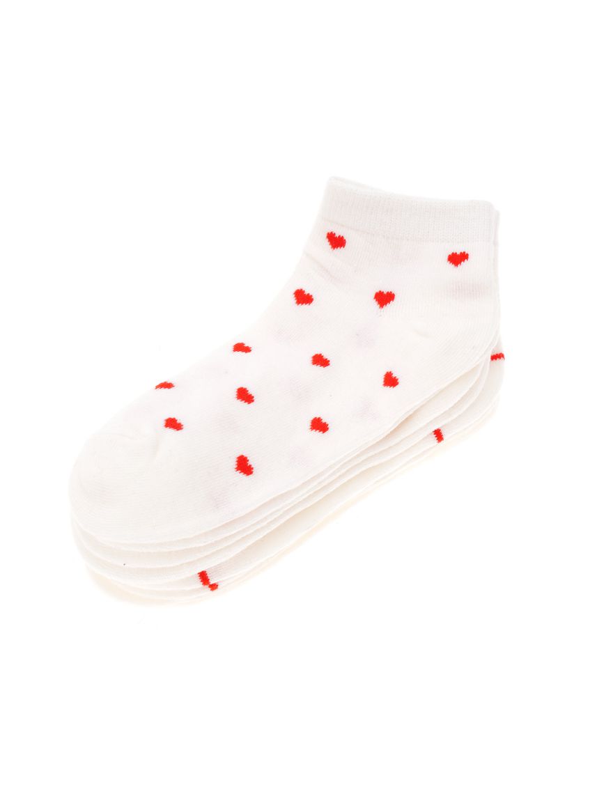 מארז 4 זוגות גרביים לבנות 29-35