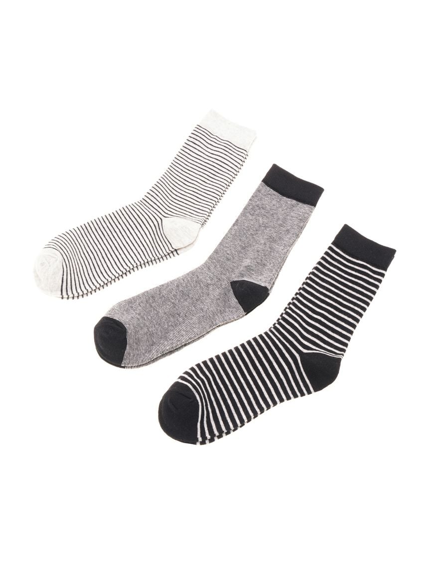 מארז 3 גרבי פסים 41-46