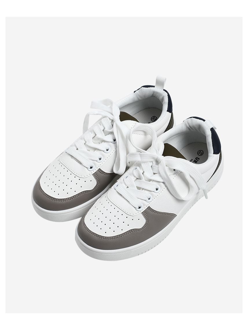 סניקרס דמוי עור לילדים 30-35