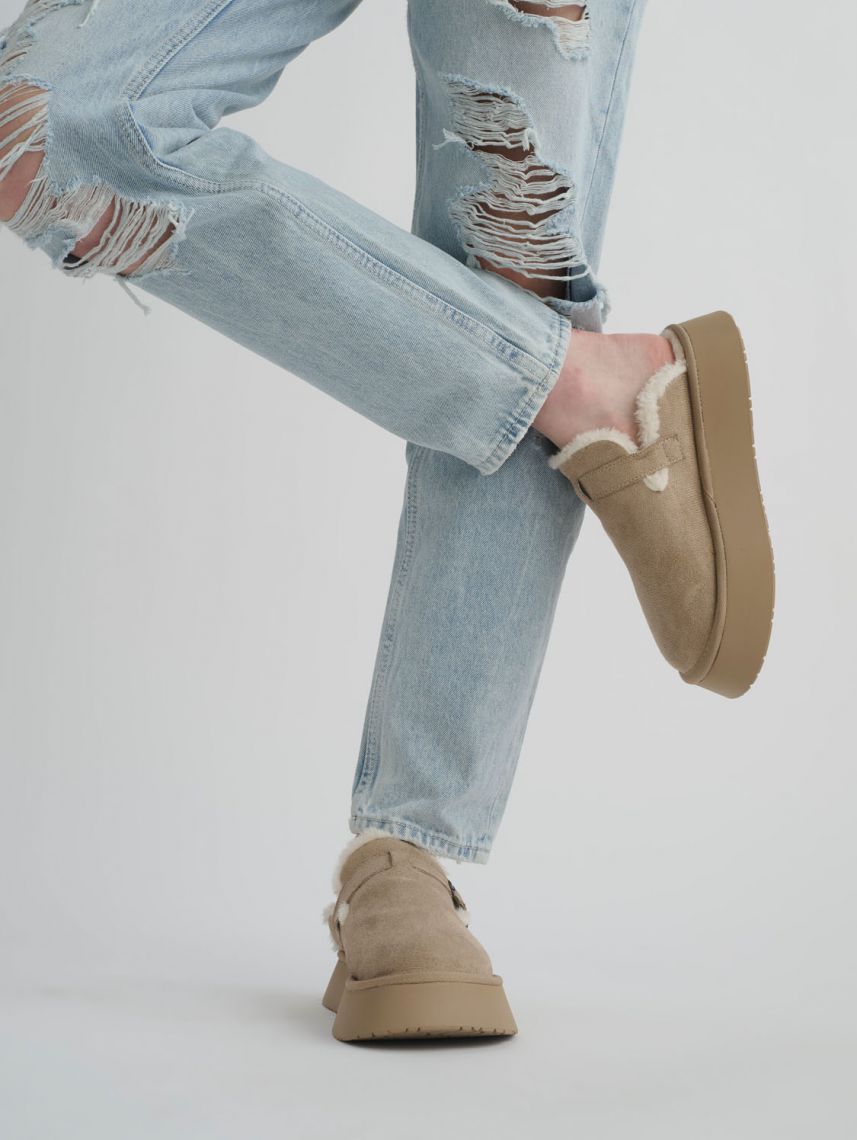 נעלי פרווה פלטפורמה 36-41