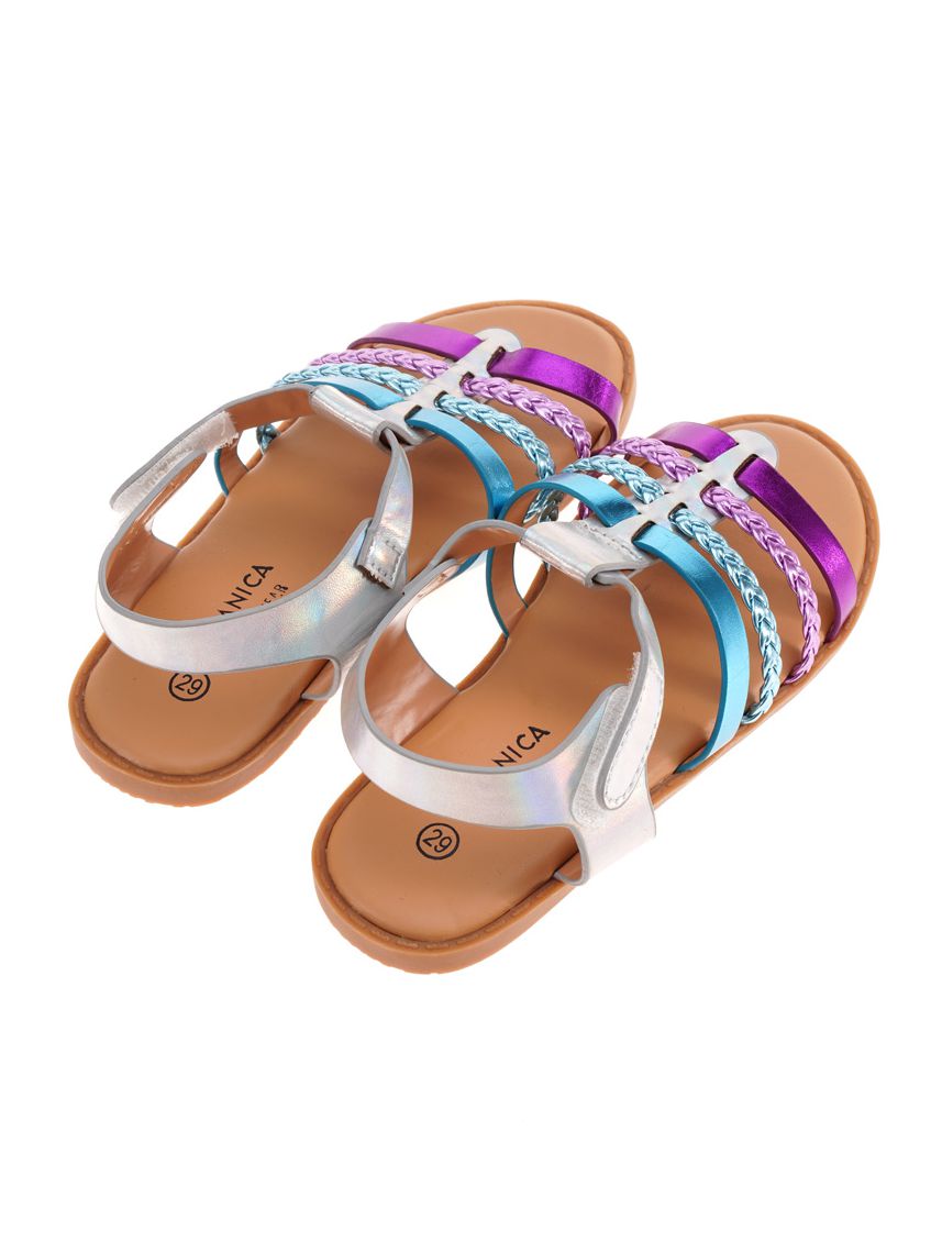 סנדלי רצועות לבנות 24-29