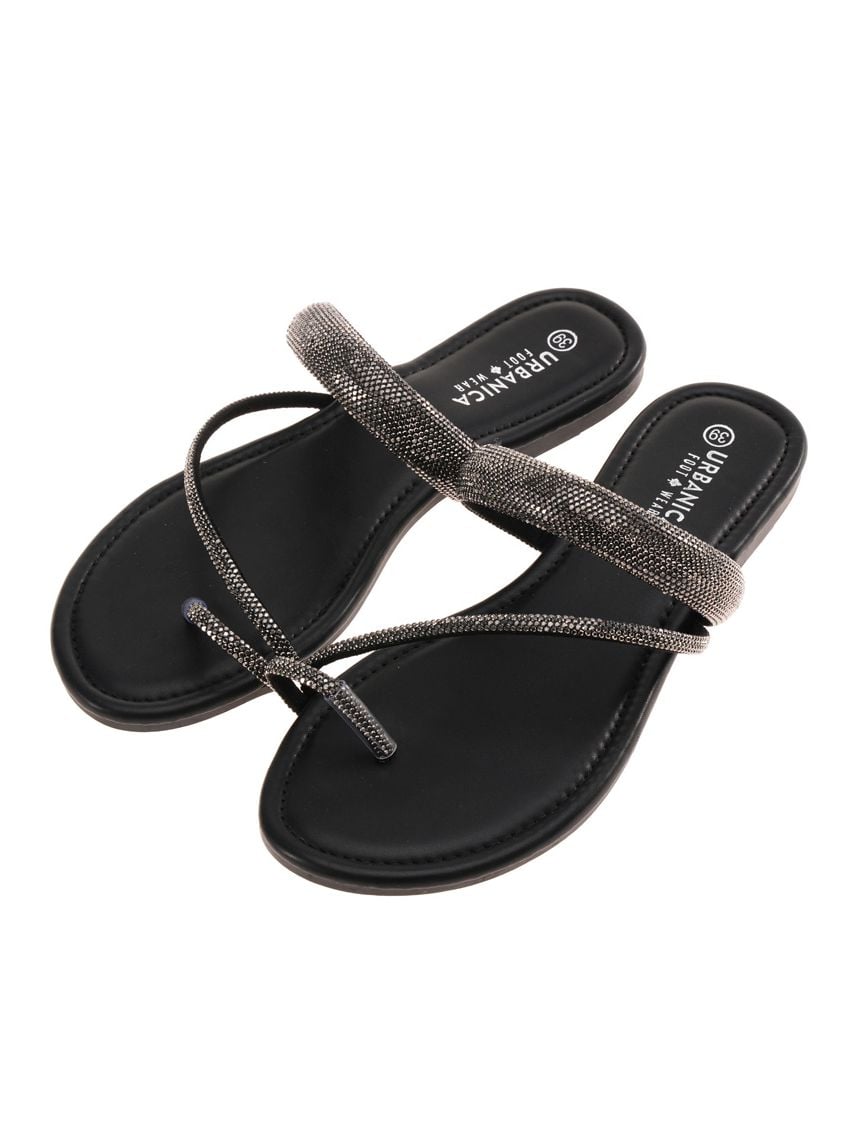 כפכפי אצבע נוצצות