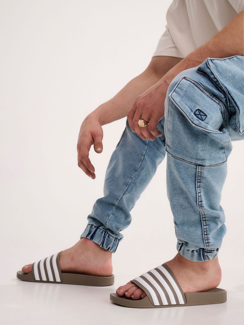 כפכפי גומי פסים